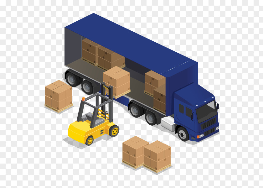 Forklift Truck Toy Vehicle Transport PNG