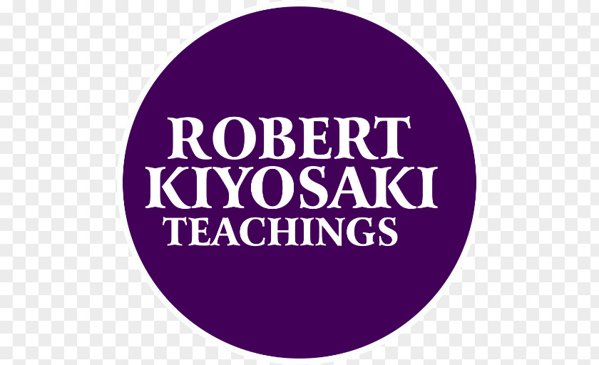 Robert Kiyosaki Logo Sticker Brand Purple Font PNG