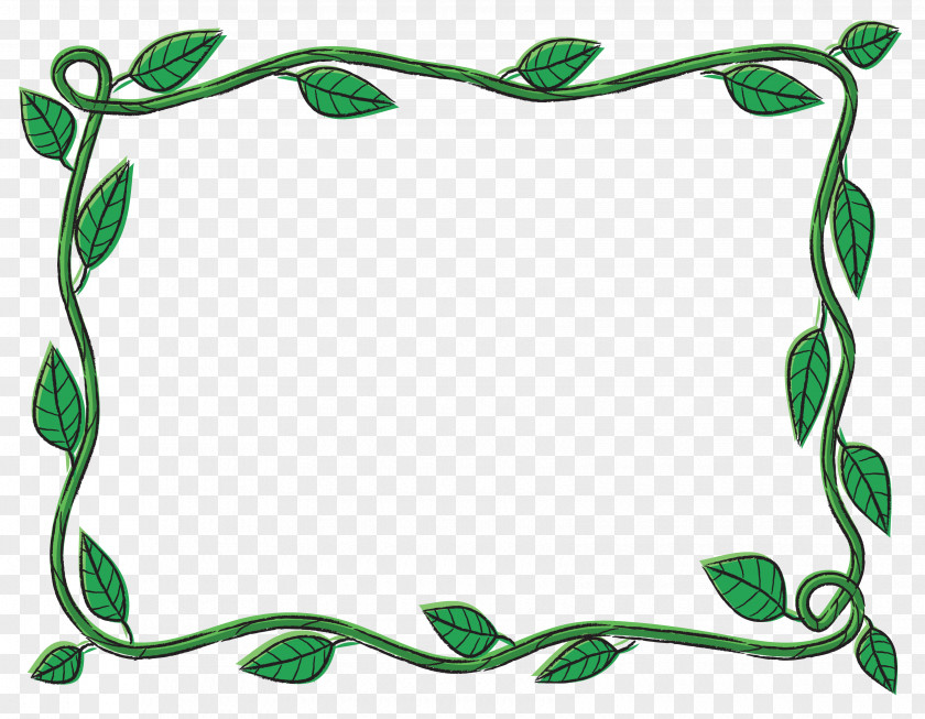 Vines Border Plant Line Art Tree Clip PNG