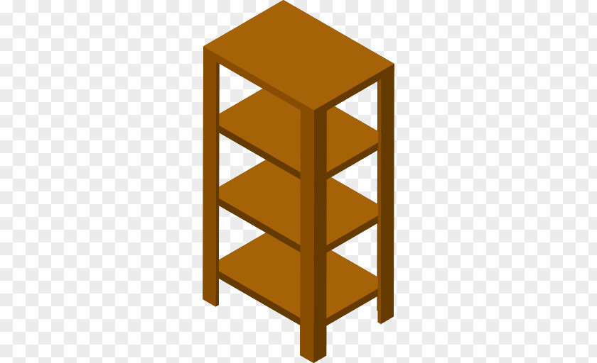 Bookcase Table Furniture Shelf Rectangle PNG