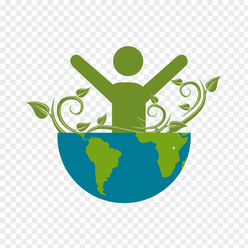 Green Earth Illustration PNG