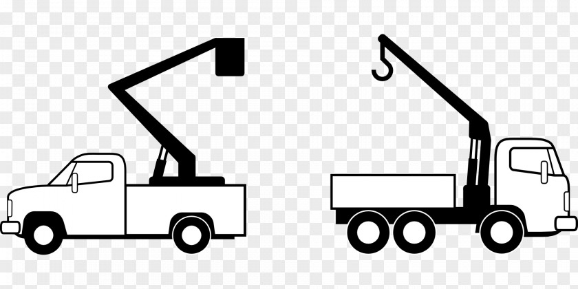 TRANSPORTATION Mobile Crane Truck Clip Art PNG