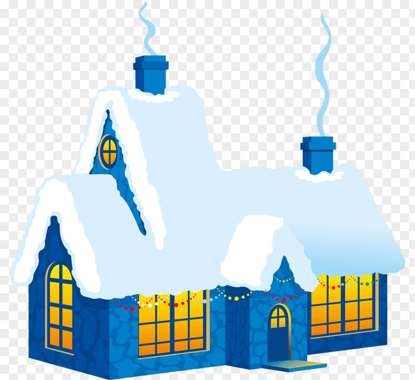 Christmas House Clip Art PNG