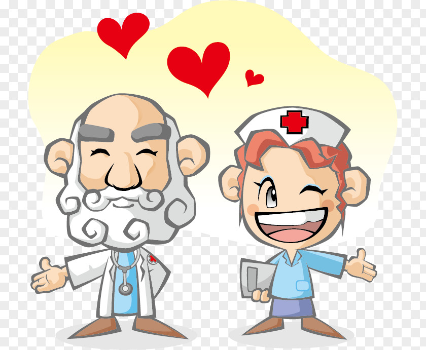 Doctors And Nurses Vector Material Physician Illustration PNG