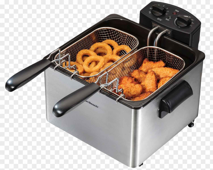 Electric Deep Fryer Hamilton Beach Brands Food Small Appliance Cooking PNG