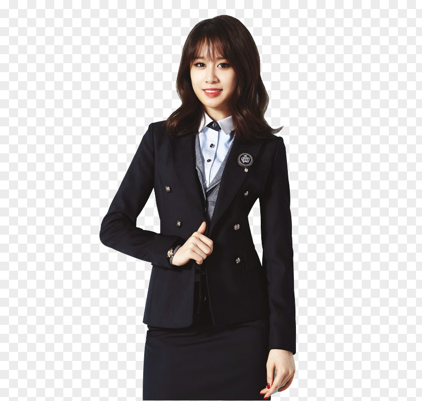 Jiyeon Blazer Overcoat Suit Sleeve Fur PNG