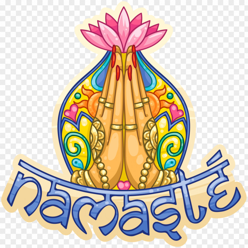 Namaste Symbol Om Dharma Greeting PNG
