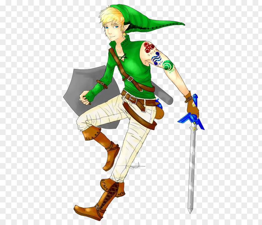 Gaming Zelda Costume Design Cartoon Legendary Creature PNG