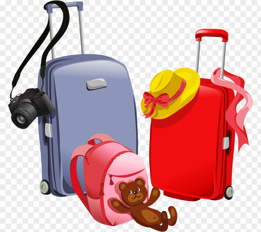 Suitcase Travel Baggage PNG