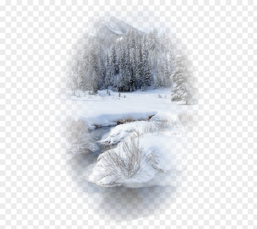 Winter Landscape Painting Image Fukei PNG