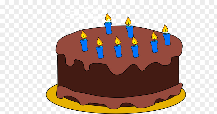 Chocolate Cake Birthday Torte PNG