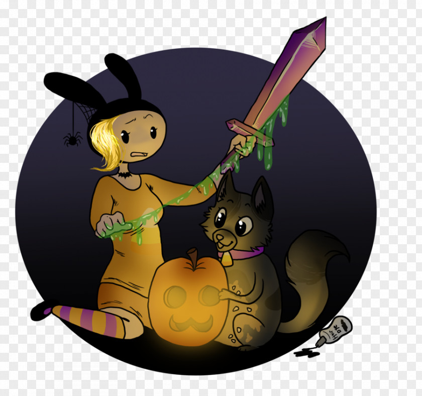 Pumpkin Insect Halloween Cartoon PNG