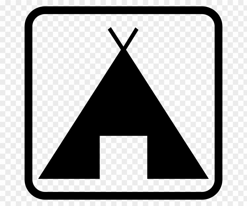 Teepee Campsite Camping Tent Map Symbolization Clip Art PNG