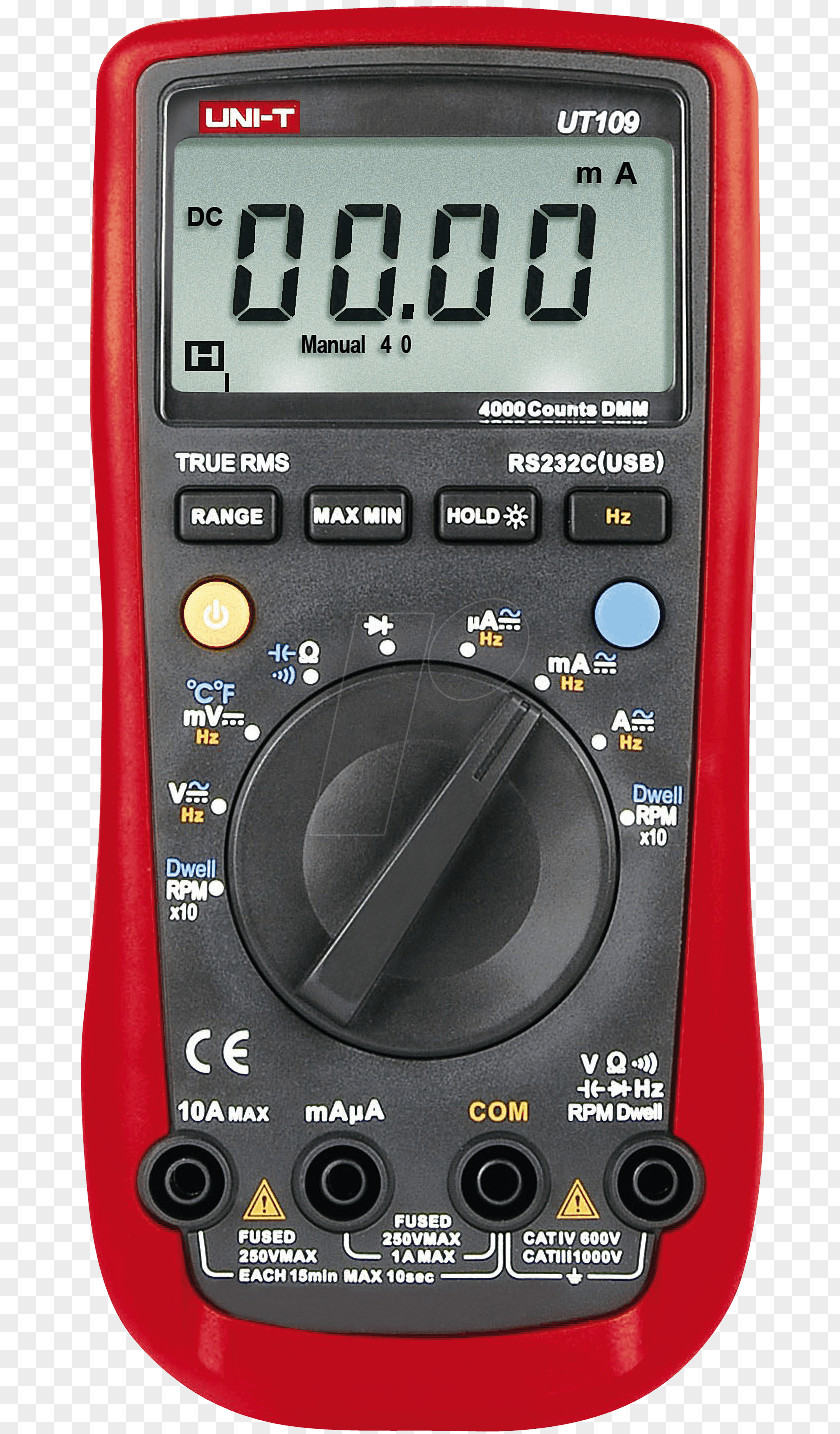 USB Digital Multimeter Current Clamp Electronics PNG