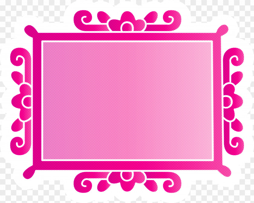 Flower Photo Frame PNG