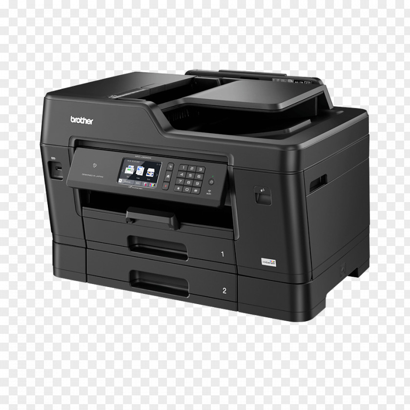 Printer Multi-function Paper Brother Industries Inkjet Printing PNG