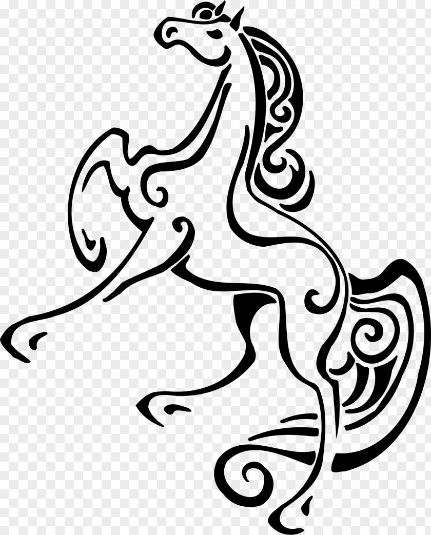 Ride Horse Line Art Drawing Clip PNG