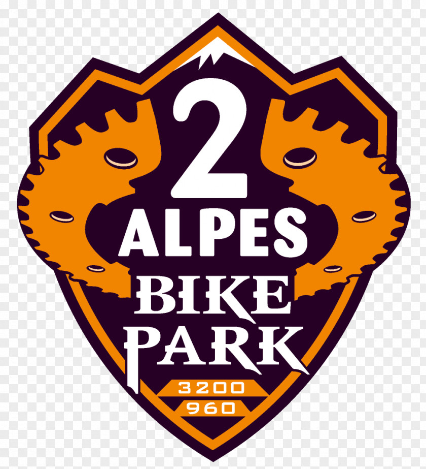 Bike Parking Logo Les Deux Alpes Bikepark Vénosc Downhill Mountain Biking Park PNG