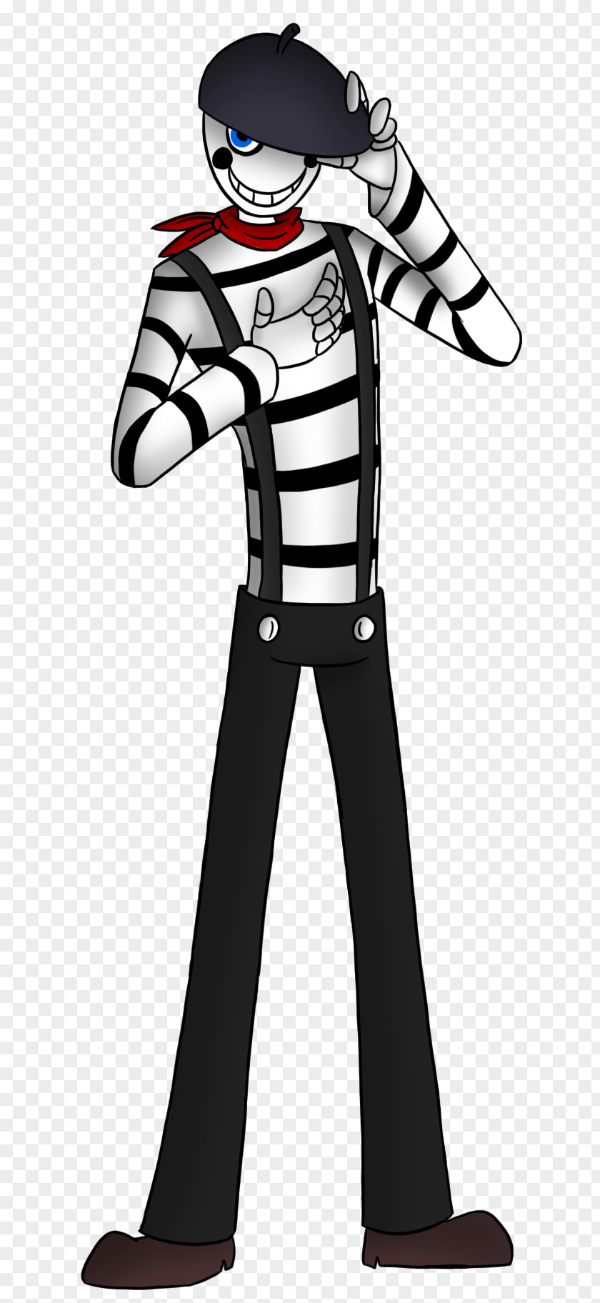 Cartoon Drawing Mime Artist PNG