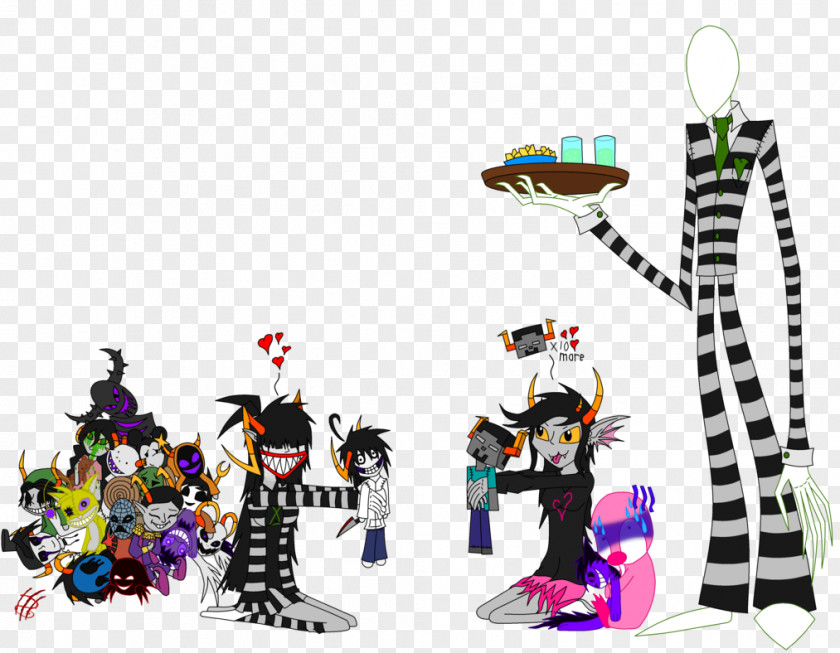 Minecraft Slenderman Herobrine Creepypasta Fan Art PNG