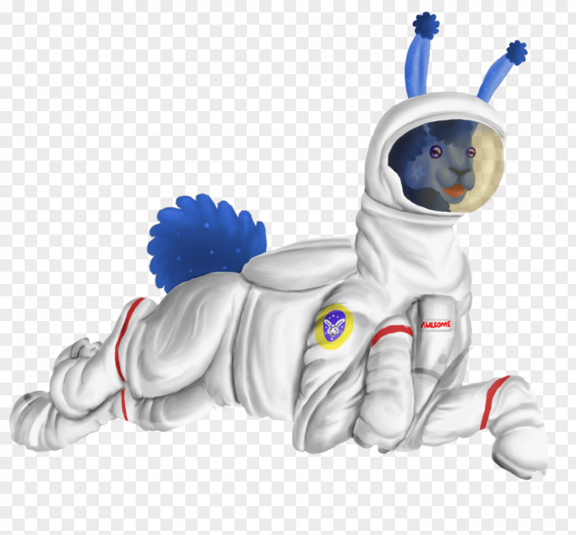 Astronaut Llama Space Suit Animal Outer PNG