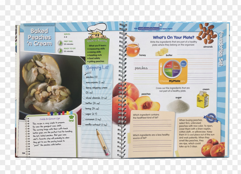 Cooking Recipe Curious Chef Cookbook PNG