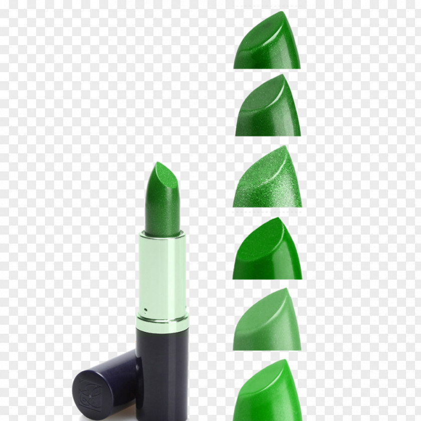 Green Fashion Lipstick Sunscreen Cosmetics Make-up Toner PNG