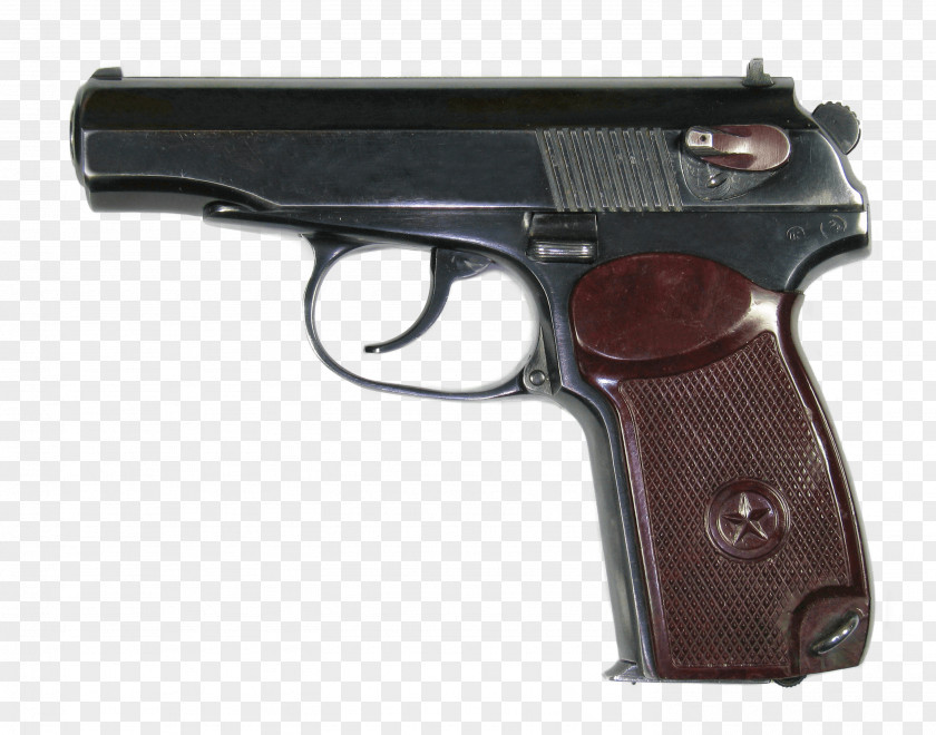 Makarov Handgun Image Pistol 9×18mm Firearm Weapon PNG