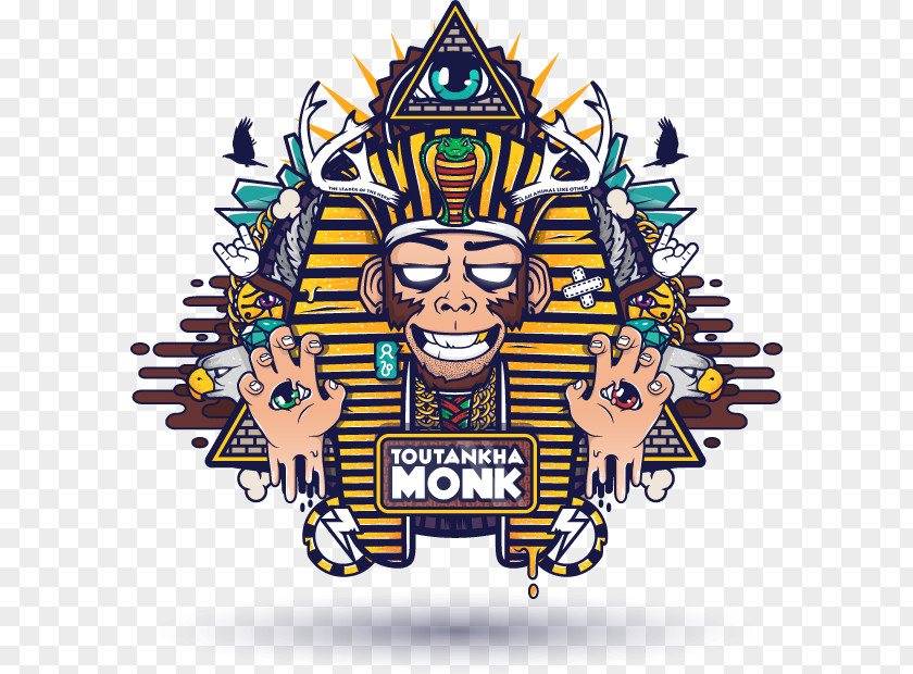 Monkey Totem Behance Illustration PNG