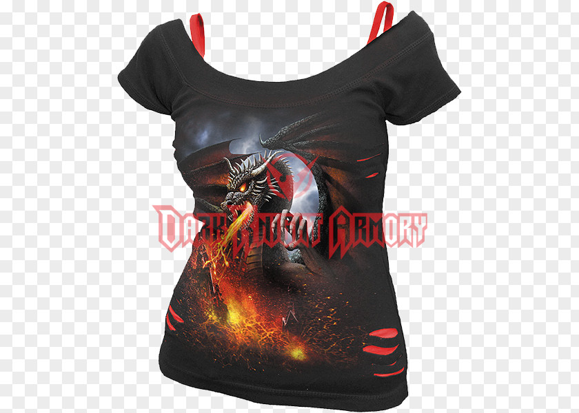 T-shirt Clothing Gothic Rock Top PNG