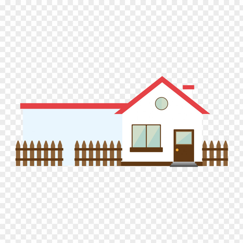 The Fence Next To House Student School Learning Clip Art PNG