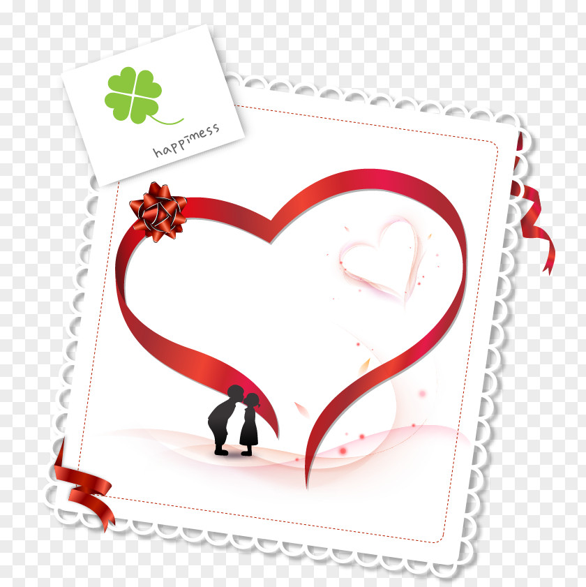 Valentine's Day Promotion Png Vector Material Picture Frame Valentines High-definition Television Wallpaper PNG