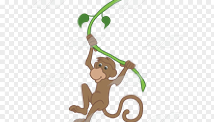 Hb Outline Brown Spider Monkey Clip Art Primate Free Content PNG