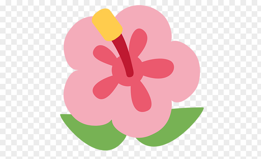 Hibiscus Emoji Meaning Information Symbol PNG