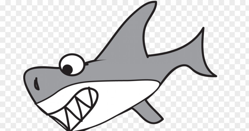 Shark Great White Cartoon Clip Art PNG