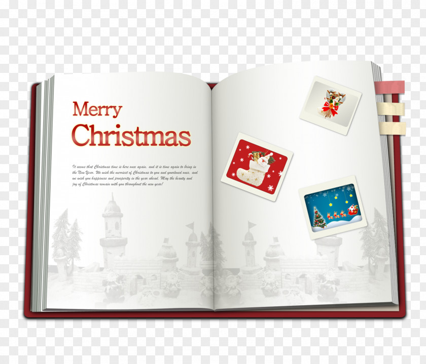 Christmas Books Day Santa Claus Tree Image Book PNG