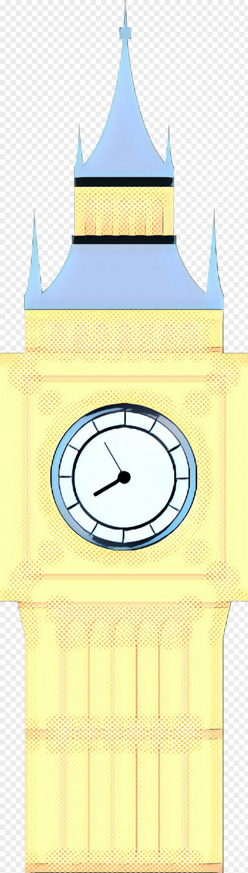 Clock Tower Product Design Pattern PNG