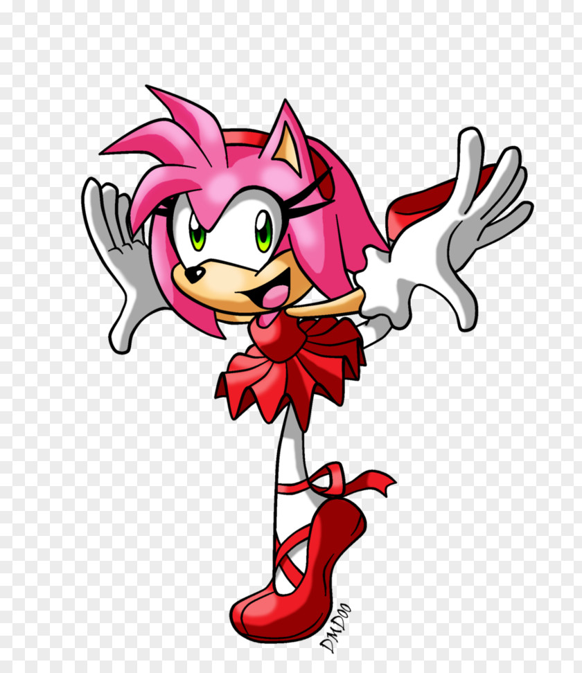 Cute Ballerina Amy Rose Sonic The Hedgehog Princess Sally Acorn Ballet Fan Art PNG