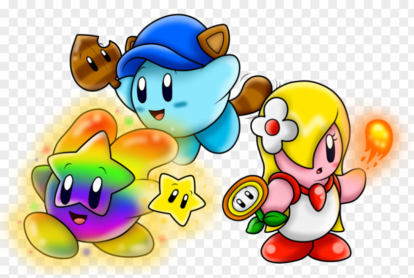 Mario Super Bros. Kirby's Return To Dream Land 3D PNG