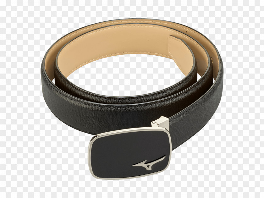 Belt Mens Mizuno Logo Belts Golf Leather PNG