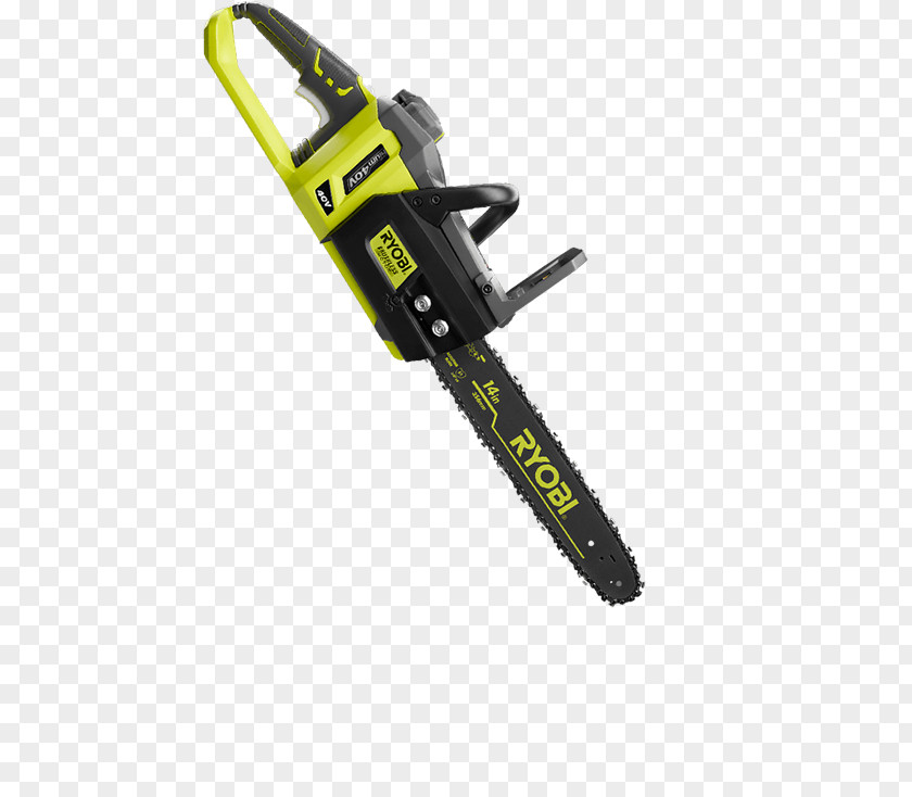 Cordless Chain Saws Tool RYOBI RY40220 Chainsaw PNG