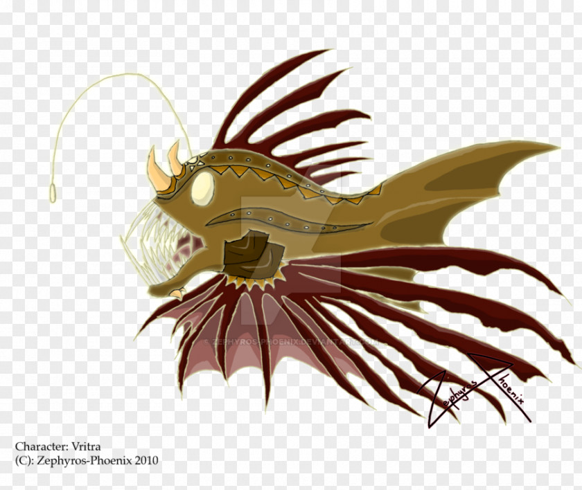 Dragon And Phoenix Illustration Insect Fish Cartoon Legendary Creature PNG