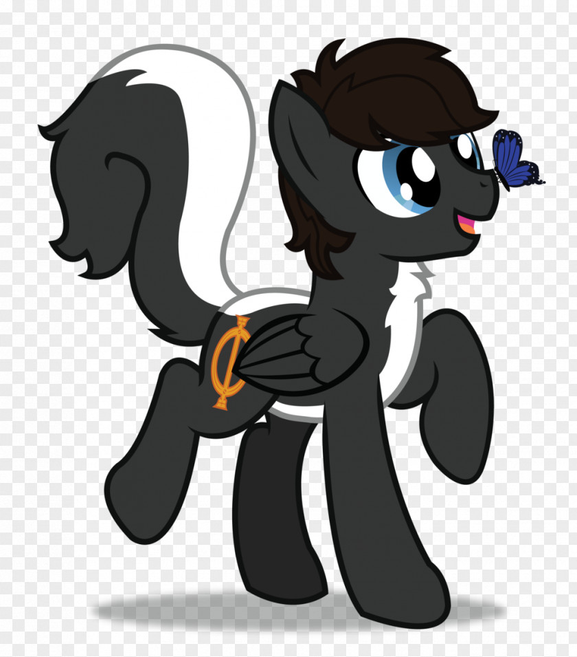 Skunk Pony Horse DeviantArt PNG