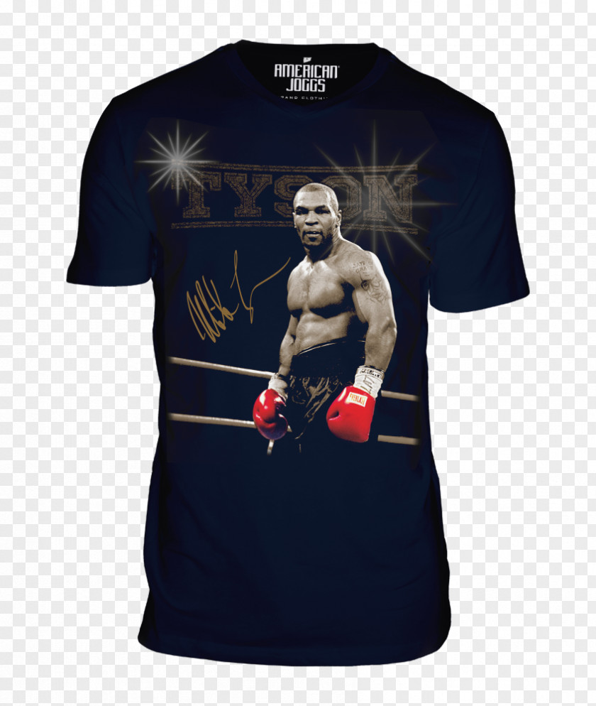 T-shirt Evander Holyfield Vs. Mike Tyson II Boxing Image PNG