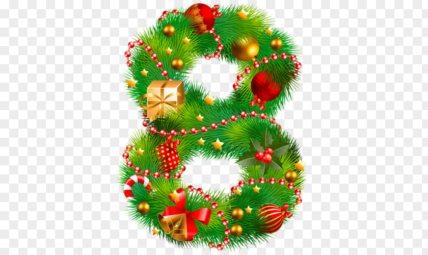 Christmas Alphabet Tree Letter PNG