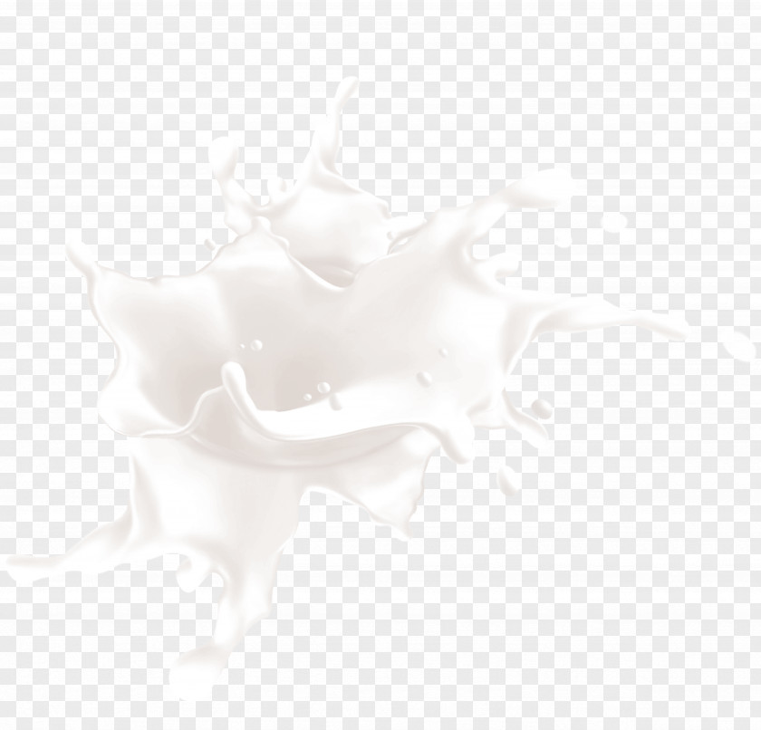 Creative Milk Black And White Pattern PNG