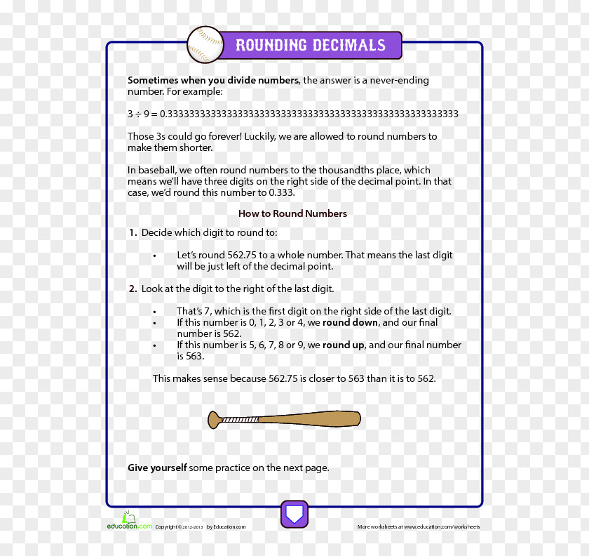 Education Activities Shading Lesson Plan Rounding Decimal PNG