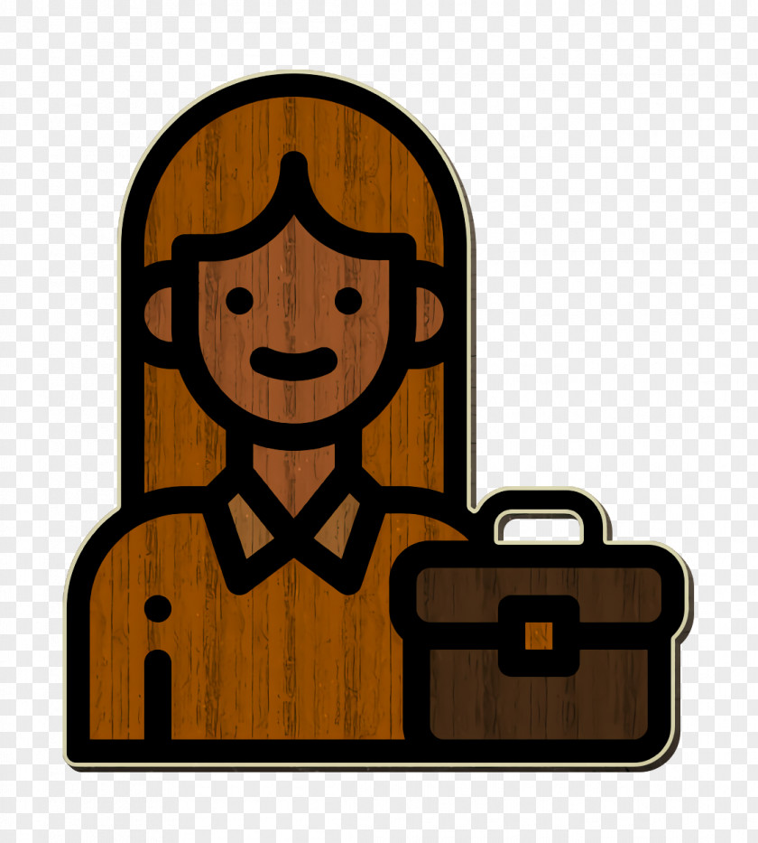 Family Icon Worker Working Woman PNG