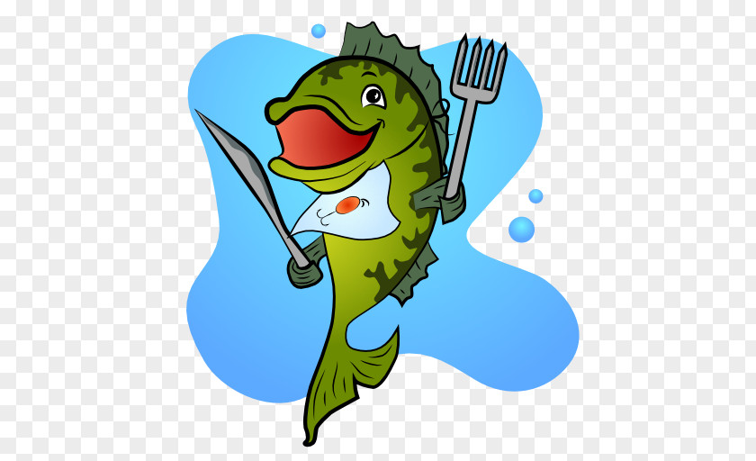 Fishing Bass Emoji Sticker PNG