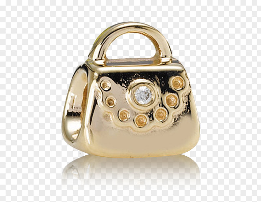 Gold Purse Pandora Charm Bracelet Handbag Jewellery PNG